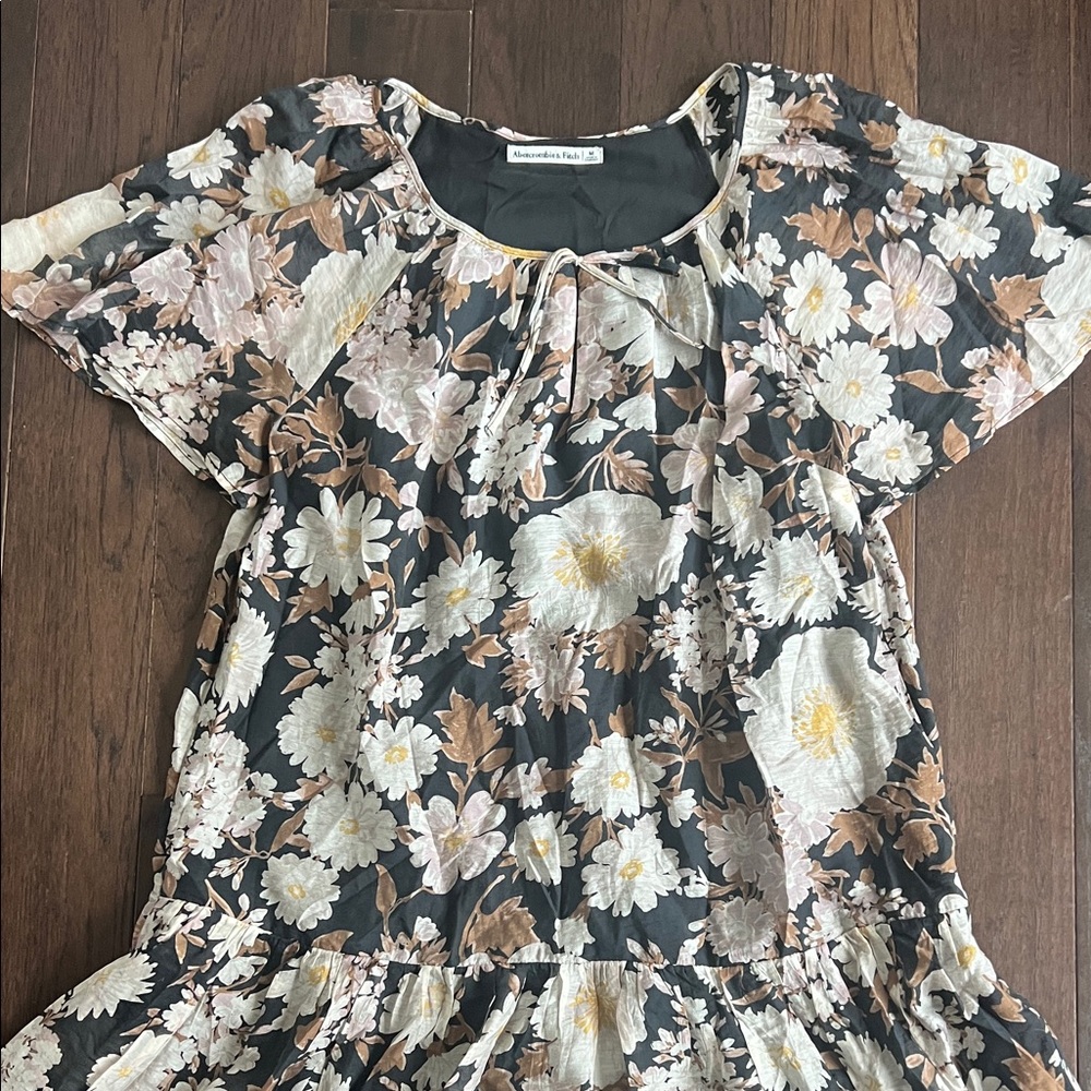 Abercrombie & Fitch Angel Sleeve Sheer Mini Dress - Picture 3 of 4